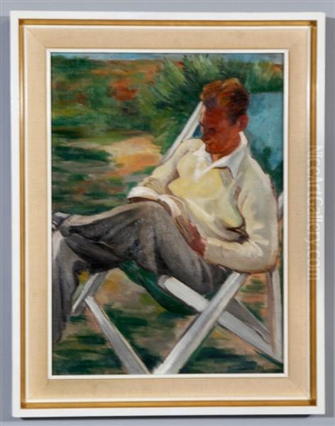 Portrait Of A Man Oil Painting by Elie Anatole Pavil