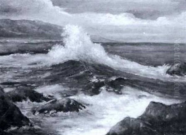 Off New Port, Rhode Island Oil Painting by David Payne