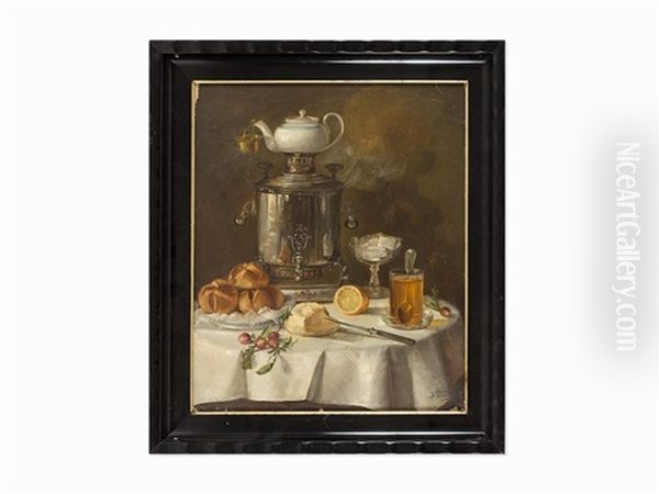 Still Life Oil Painting by Vladimir Nikolaewitsch Pchelin