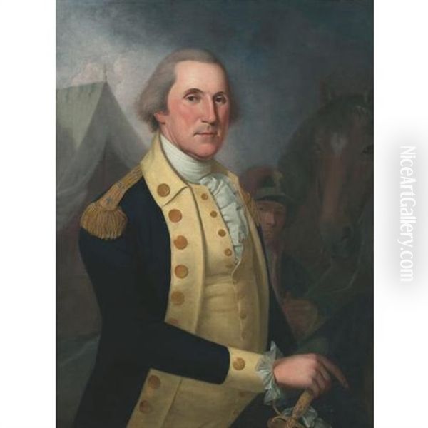 George Washington Oil Painting by James Peale