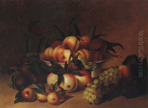 Still Life With Fruit Oil Painting by James Peale