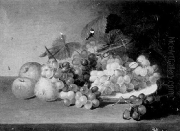 Fruit Still Life Oil Painting by James Peale