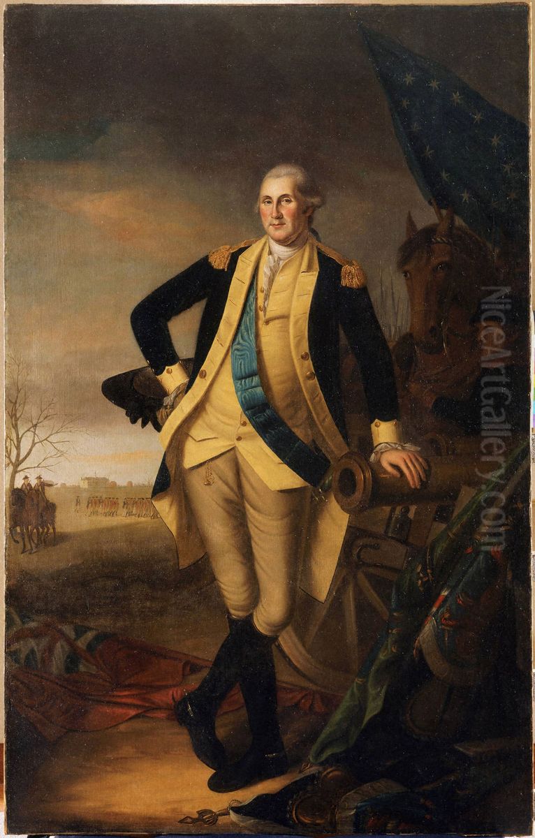 George Washington After The Battle Of Princeton Oil Painting by Charles Willson Peale