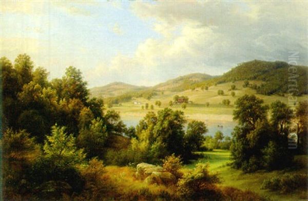 Braddock's Field Oil Painting by Harriet Cany Peale
