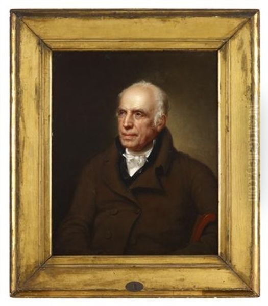 Portrait Of Dr. Robert Patterson Iii (1743-1824) Oil Painting by Rembrandt Peale