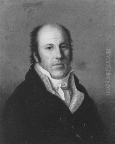 Portrait Of Captain Jonathan Allen Oil Painting by Rembrandt Peale