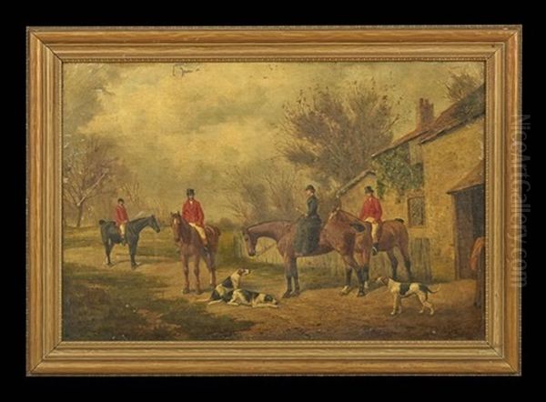 The Meet Oil Painting by Pearce, Stephen