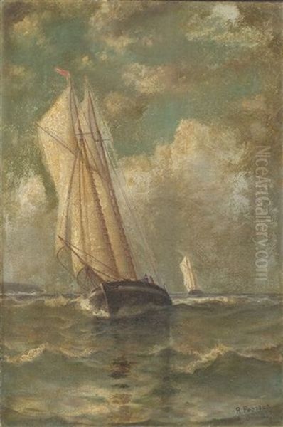 Strong Winds Oil Painting by Robert Pearson