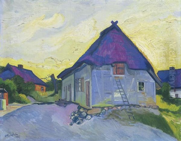 Herbstabend Oil Painting by Max Pechstein