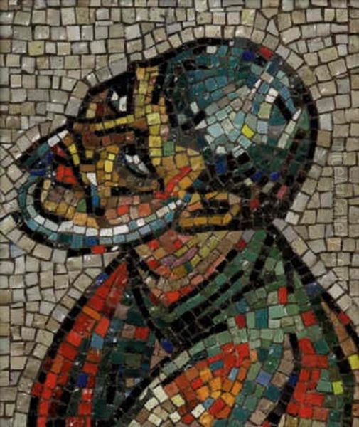 Anbetender Hirte Oil Painting by Max Pechstein