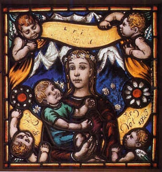 Hindenburgscheibe Oil Painting by Max Pechstein