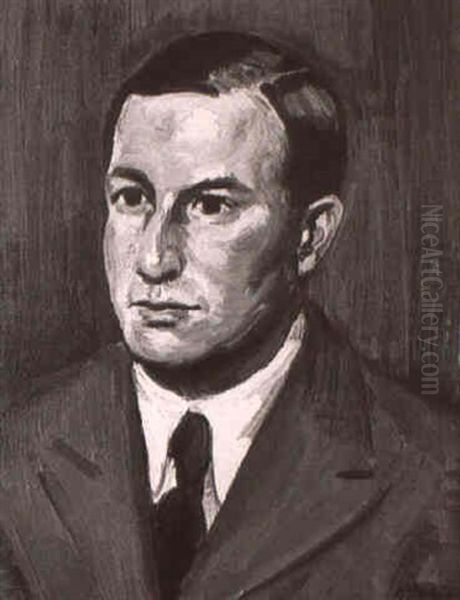 Portrait Von Dr. Aug. Ochsenbein Oil Painting by Max Pechstein