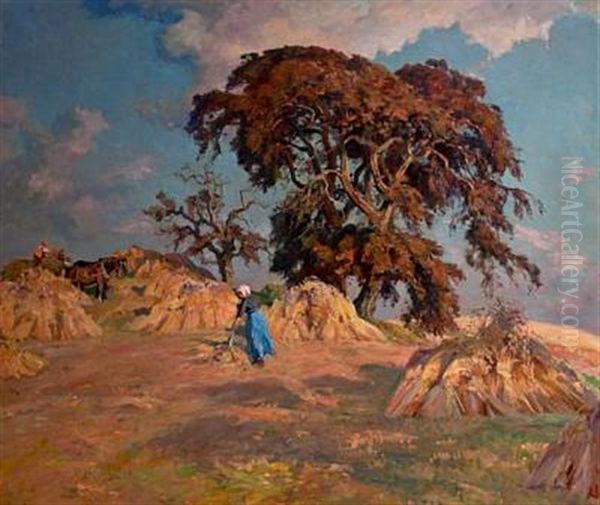 Landscape Oil Painting by Viggo Christian Frederick Pedersen