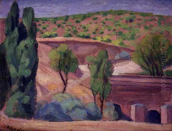 Paisaje Oil Painting by Santiago Pelegrin