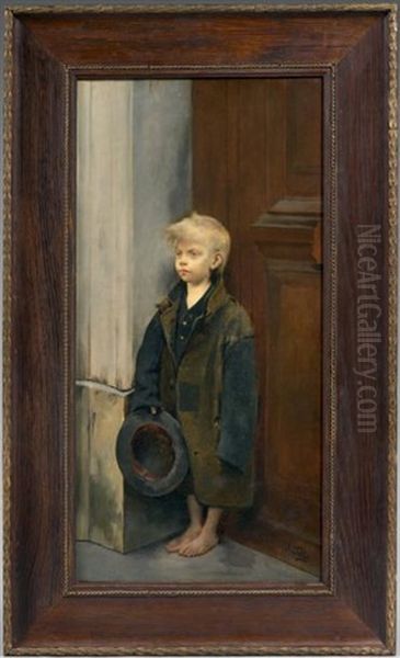 Le Garcon Des Rues Oil Painting by Fernand Pelez