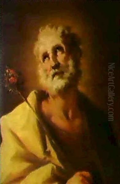 San Giuseppe, Der Heilige Josef Oil Painting by Giovanni Antonio Pellegrini