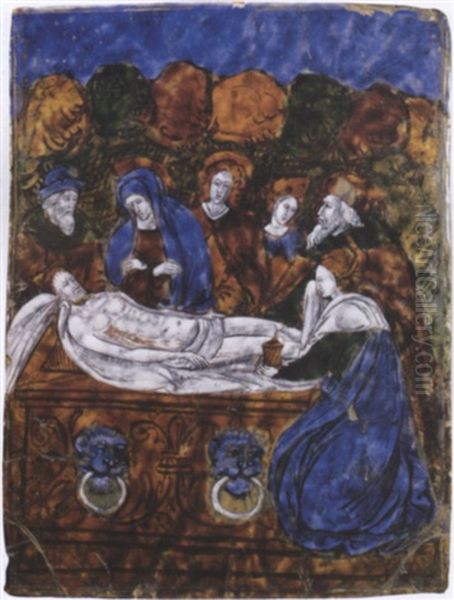 The Entombment Oil Painting by Leonard Nardon Penicaud