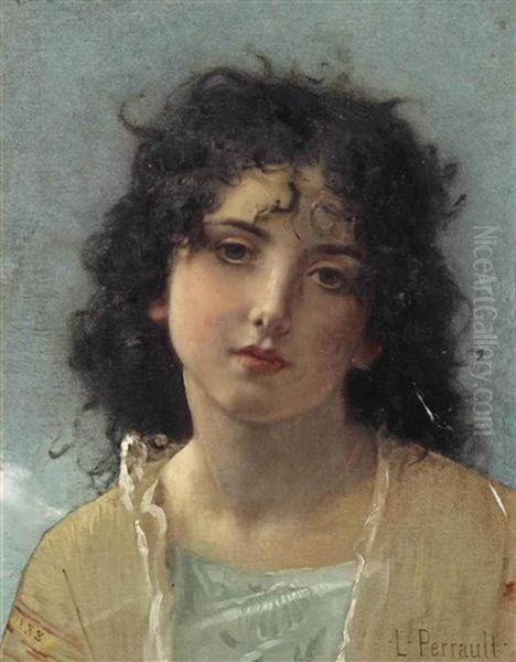 The Little Beauty Oil Painting by Leon Jean Basile Perrault