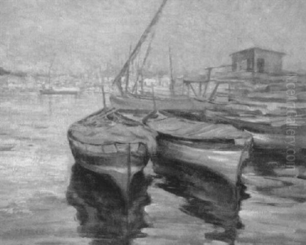 Gloucester Oil Painting by Bertha Eversfield Perrie