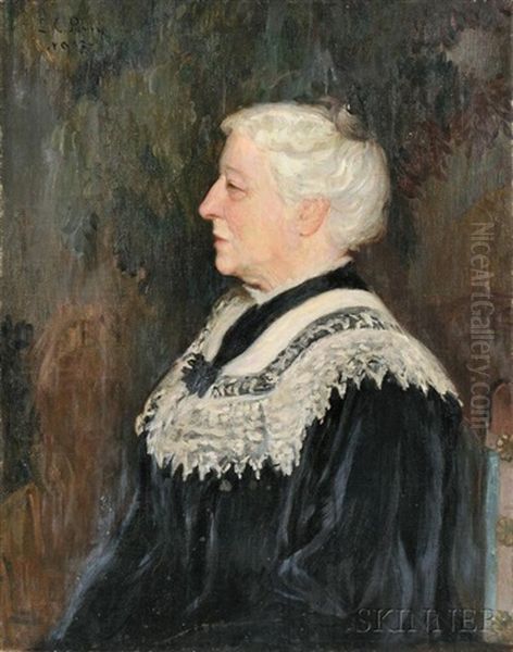 Portrait Of Mrs. Andrew Wheelwright Oil Painting by Lilla Calbot Perry