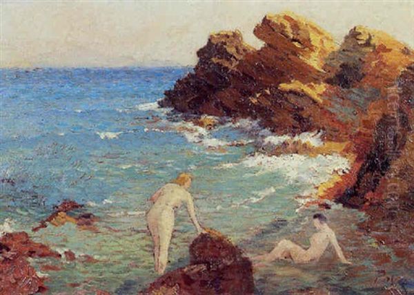 L'eau S'agite Oil Painting by Henri Person