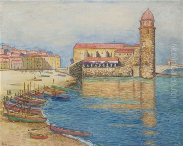 Collioure Oil Painting by Jean Misceslas Peske