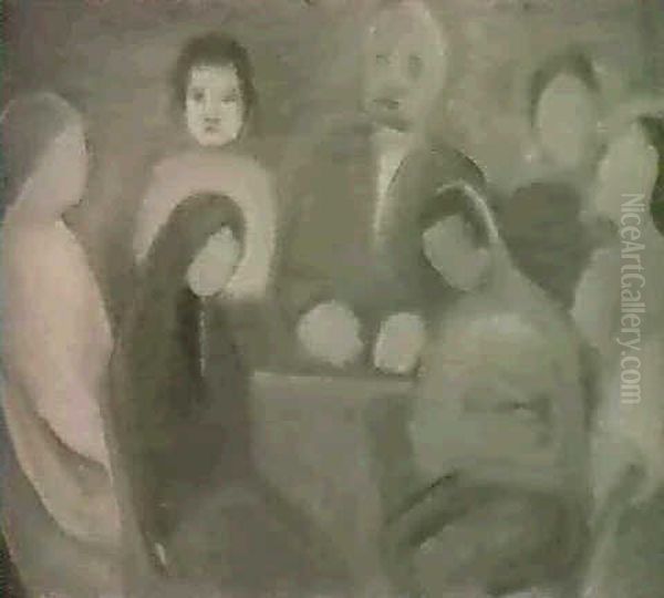 Dienstgeschichte Oil Painting by Vera Efimovna Pestel