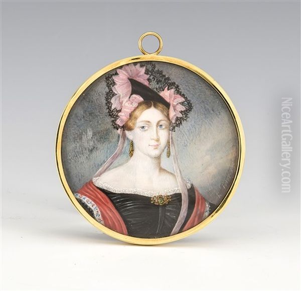 Portrat Einer Jungen, Vornehmen Dame Oil Painting by Emanuel Thomas Peter