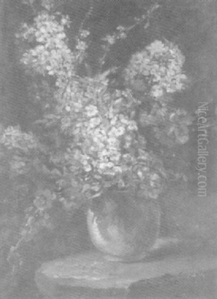 Kirsch- Und Apfelzweige Oil Painting by Anna Peters