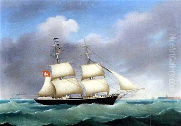 Skibsportraet Af Sejlskibet 