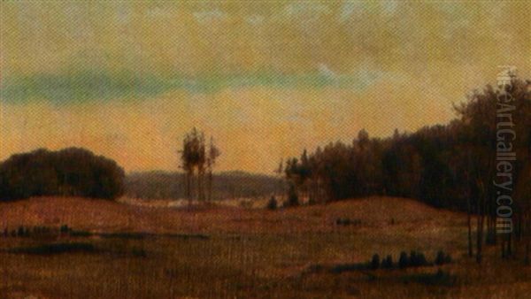 Parti Fra Bollemosen Oil Painting by Vilhelm Peter Carl Petersen