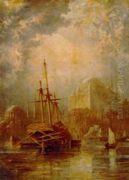 Constantinople Oil Painting by John Louis Petit