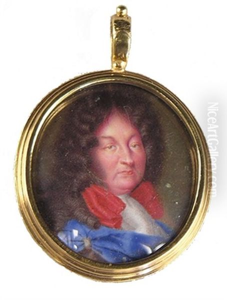 Portrait De Louis Xiv Oil Painting by Jean Petitot the Elder