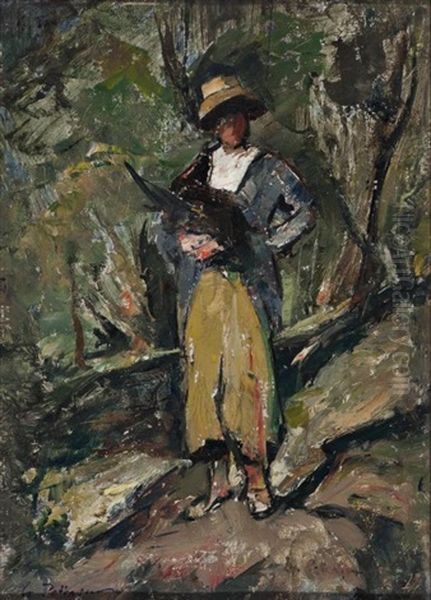 Joven Oil Painting by Petrascu Gheorghe