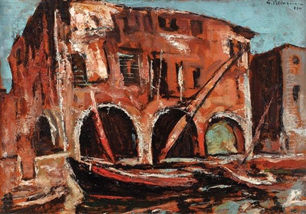 Chioggia Oil Painting by Petrascu Gheorghe