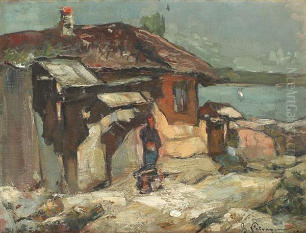 Silistra Oil Painting by Petrascu Gheorghe