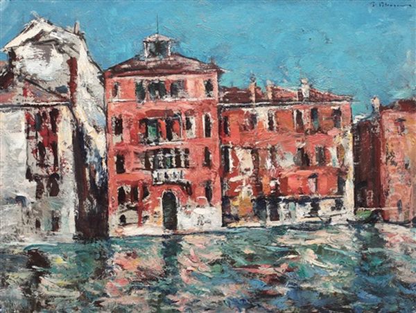 Venice Oil Painting by Petrascu Gheorghe