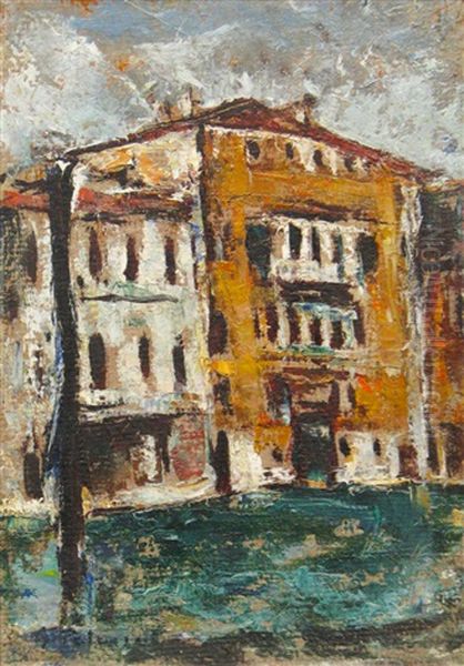 Venice Oil Painting by Petrascu Gheorghe