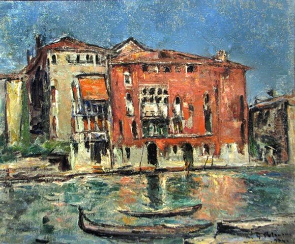 Venice Oil Painting by Petrascu Gheorghe