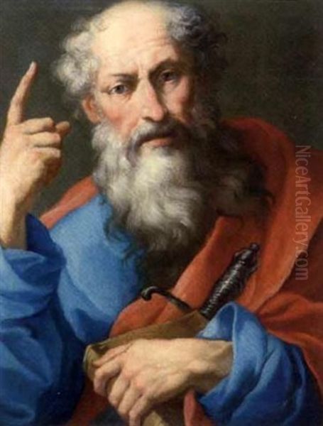 Saint Paul Oil Painting by Giuseppe Antonio Petrini
