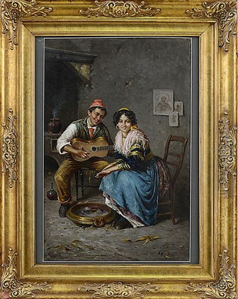 Serenata Oil Painting by Arturo Petrocelli