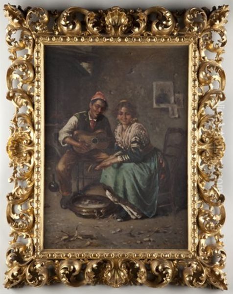 Serenade Oil Painting by Arturo Petrocelli