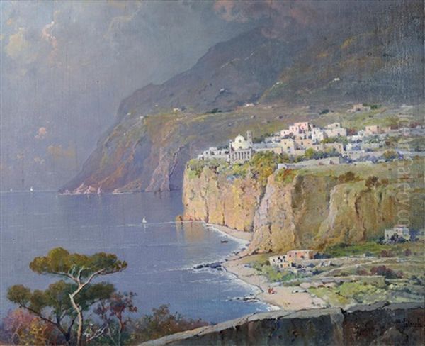 Sorrento Oil Painting by Salvatore Petruolo