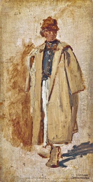 Juhasz Cifra Szurben Oil Painting by August Xaver Karl von Pettenkofen