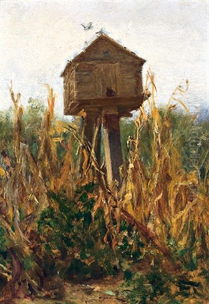 Taubenkobel Oil Painting by August Xaver Karl von Pettenkofen