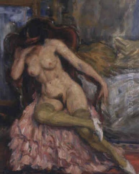 Traumerei Oil Painting by Rudolf Petuel