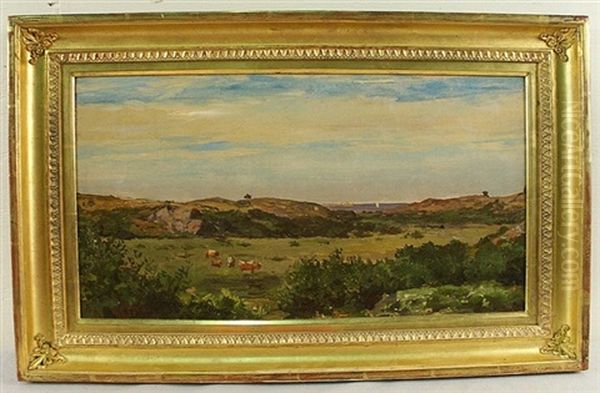 View At York Harbor Oil Painting by William Preston Phelps