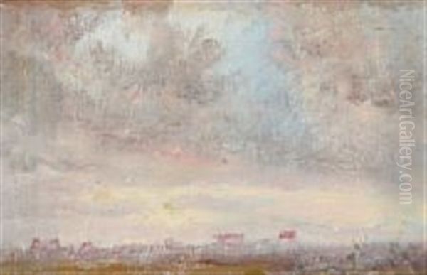 Luftstudie Oil Painting by Theodor Esbern Philipsen