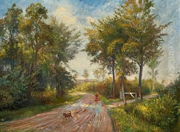 Vejen Til Bromolle Oil Painting by Theodor Esbern Philipsen