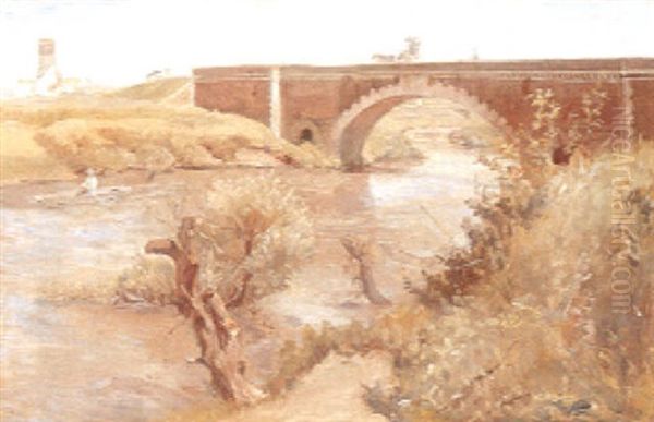 Ponta Salara Over Aniofloden Oil Painting by Theodor Esbern Philipsen